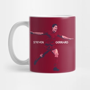 Steven Gerrard In Vector Art Mug